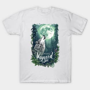 Echoes of the Pack: A Wayward Son's Journey Under the Moon T-Shirt